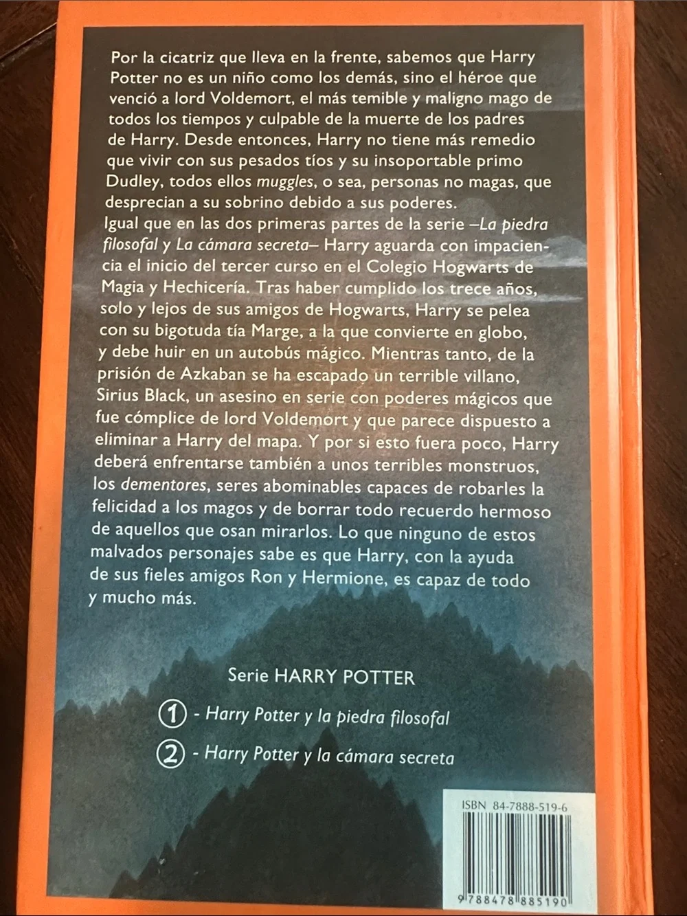 Harry Potter y el prisionero de Azkaban - J.K. Rowling (Orange Cover)